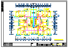 高层住宅楼的给排水cad施工图纸-图二