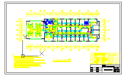[广州]八层综合商务大楼楼空调系统cad设计施工图纸-图二