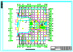 长38.5米 宽34.5米 -2+21层21640平米办公楼水施cad设计图-图一