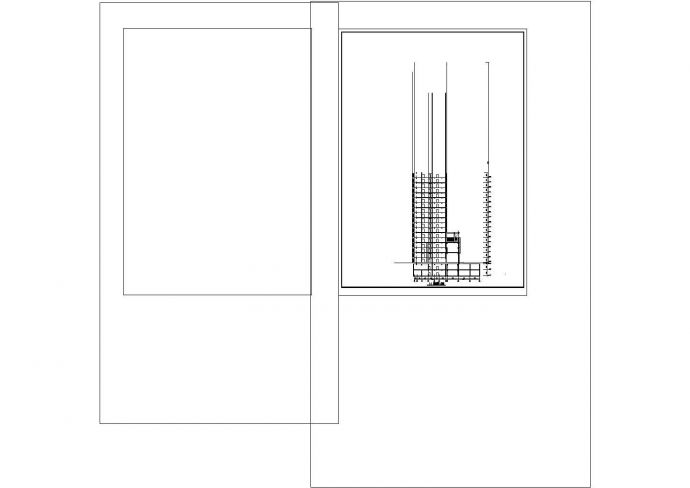 高层层住宅楼建筑平立面图非常标准CAD图纸设计_图1