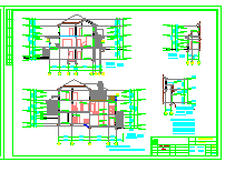 某千万级别墅建筑设计cad施工全套图纸_图1