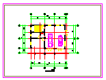 错层别墅建筑结构CAD设计全套施工图-图一