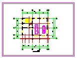 错层别墅建筑结构CAD设计全套施工图