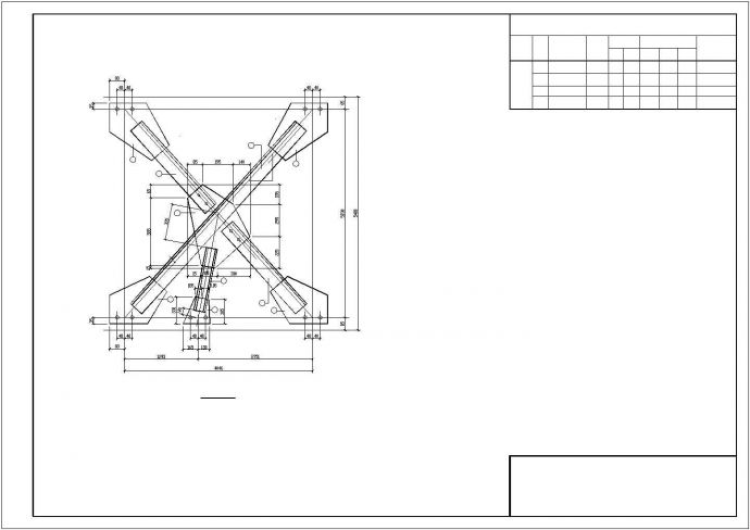 114x60m 钢结构仓库上部结构图_图1
