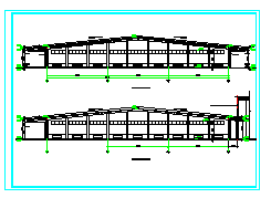 某仓库成品车间钢结构CAD建筑全套施工图-图一