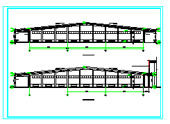某仓库成品车间钢结构CAD建筑全套施工图_图1