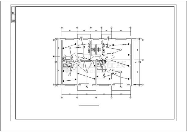 某多层住宅楼电气图(含弱电)CAD图纸-图二