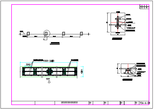 斜拉桥工程防雷设施设计cad施工图纸_图1