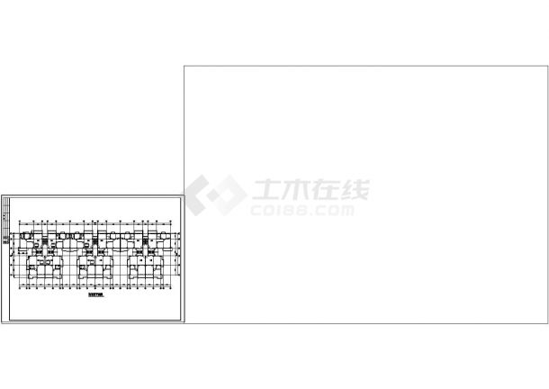 [北京]多层住宅楼建筑设计平立cad施工图纸-图二