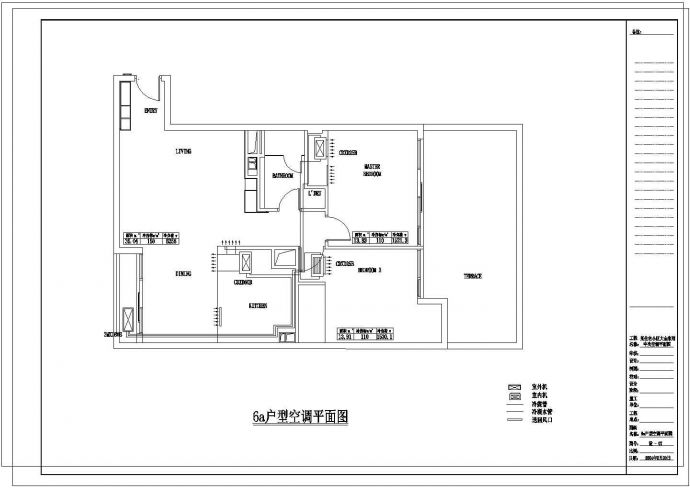 某住宅家用中央空调系统cad设计图_图1