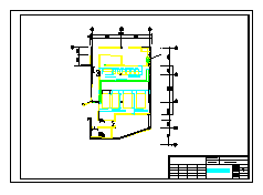 沈阳市水源热泵机房cad设计施工图纸-图一