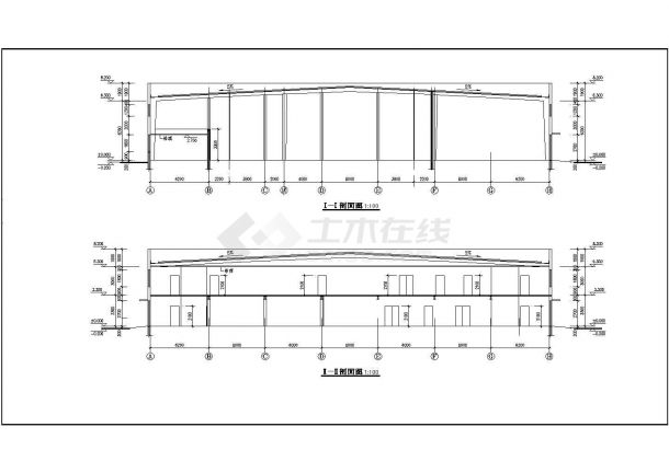 某3821.5平方米轻钢结构医药主车间设计cad建筑施工图（含设计说明）-图一