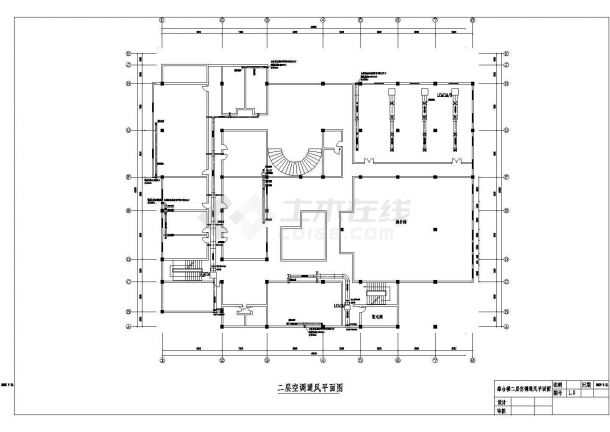 苏州综合楼及宾馆整套中央空调设计cad平面施工图纸-图二