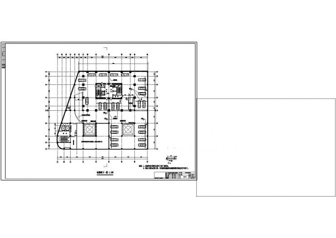 [上海]某高层楼建筑cad详细设计图纸_图1