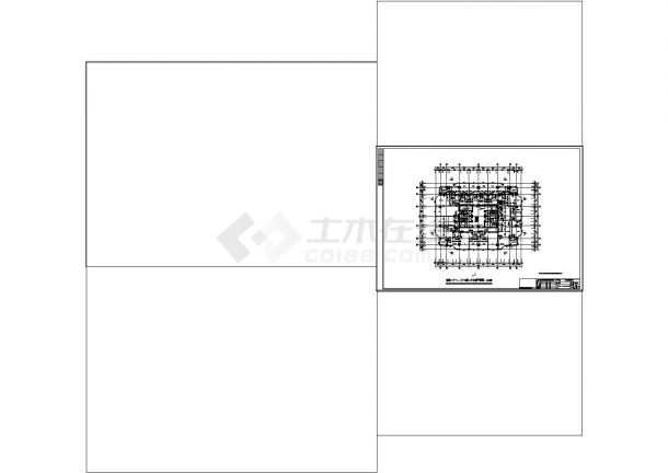 [上海]某高层楼建筑cad详细设计图纸-图二