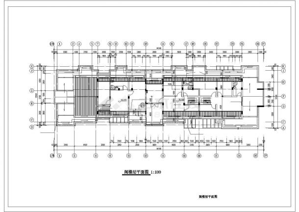 某地六层住宅楼整体cad设计施工图纸-图一