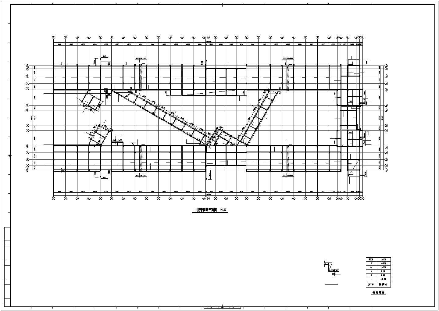 某框架结构学院施工图(CAD)