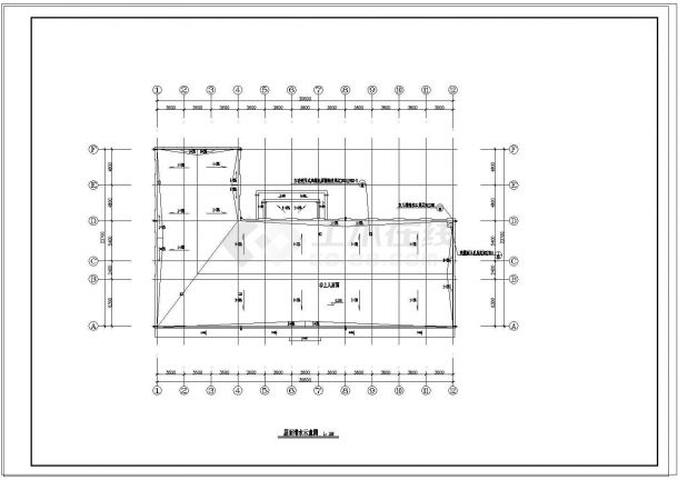 北京某养老院CAD设计建筑施工图-图一