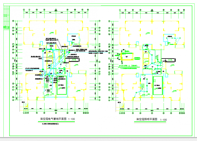 某地17层高层住宅电气全套CAD图纸_图1