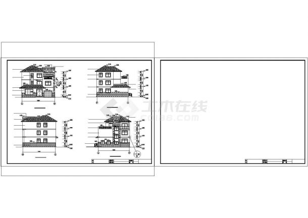 151.58平方米三层住宅设计图，含设计说明-图二