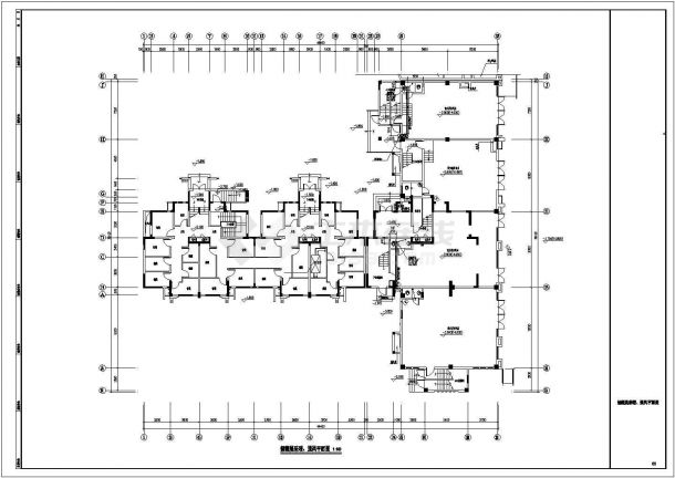 某住宅安置工程散热器采暖通风系统设计施工CAD图纸-图二