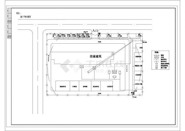 土木工程毕业设计_4430㎡6层学生公寓楼毕业设计（结构计算书、清单、施组147页，CAD图29张）cad图纸-图一
