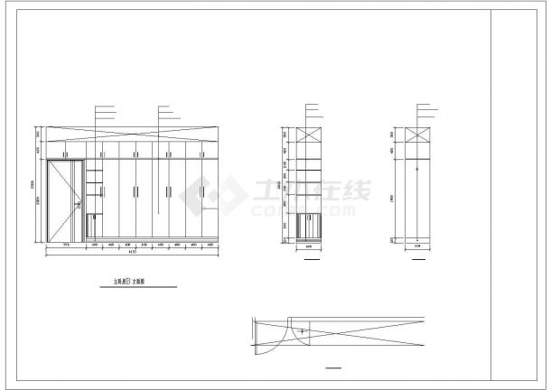 某市郊经典欧式别墅装修完整设计施工CAD图纸-图一