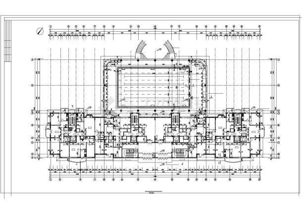 哈尔滨某房地产十七层住宅楼设计图-图二