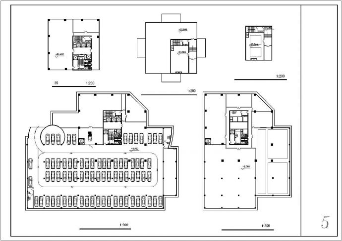 某地区高层住宅建筑方案设计施工CAD图纸_图1