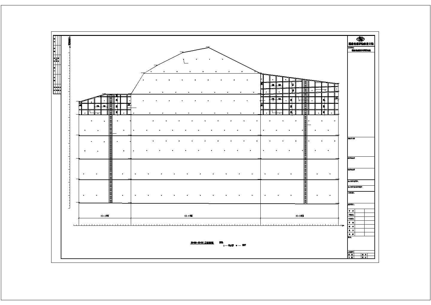 某地区海峡职业技术学院边坡支护方案设计施工CAD图纸