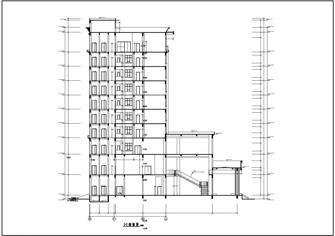 某新城宾馆CAD完整详细节点剖面设计图纸_图1