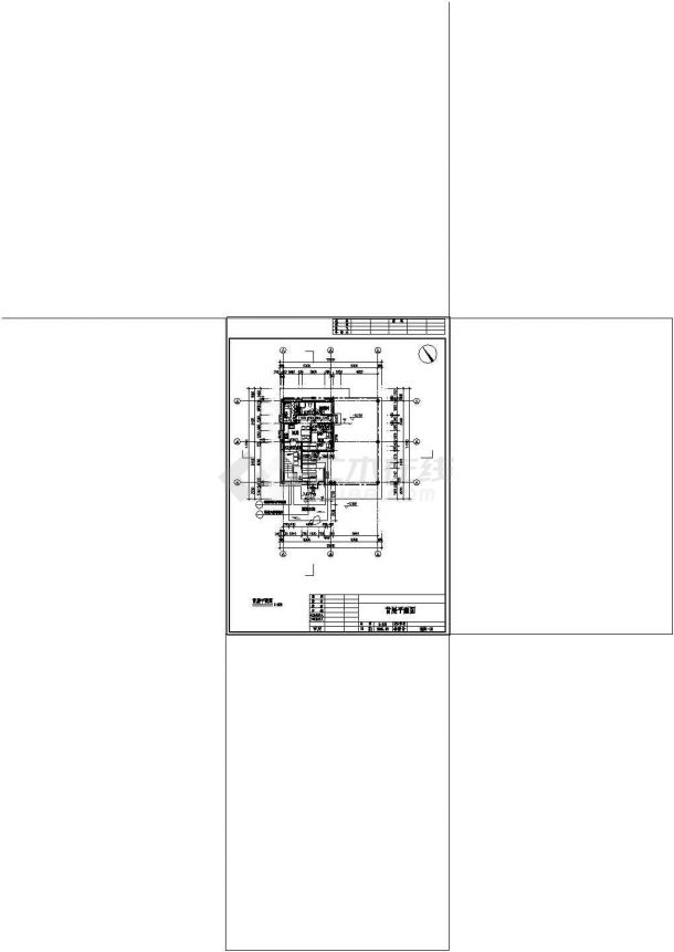 全套4层别墅建设计cad施工图纸（含2张效果图）-图二