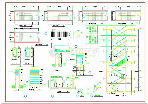 某框架结构高层住宅建筑平立面图CAD全套施工图（甲级设计院）-图二