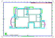 详细的家装cad设计施工图线路布置图纸-图二