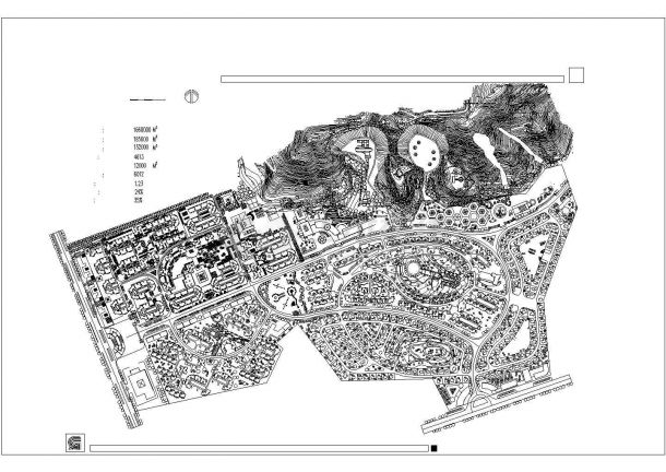 太仓市碧桂园小区一二期工程总平面规划设计CAD图纸（占地168万平米）-图一