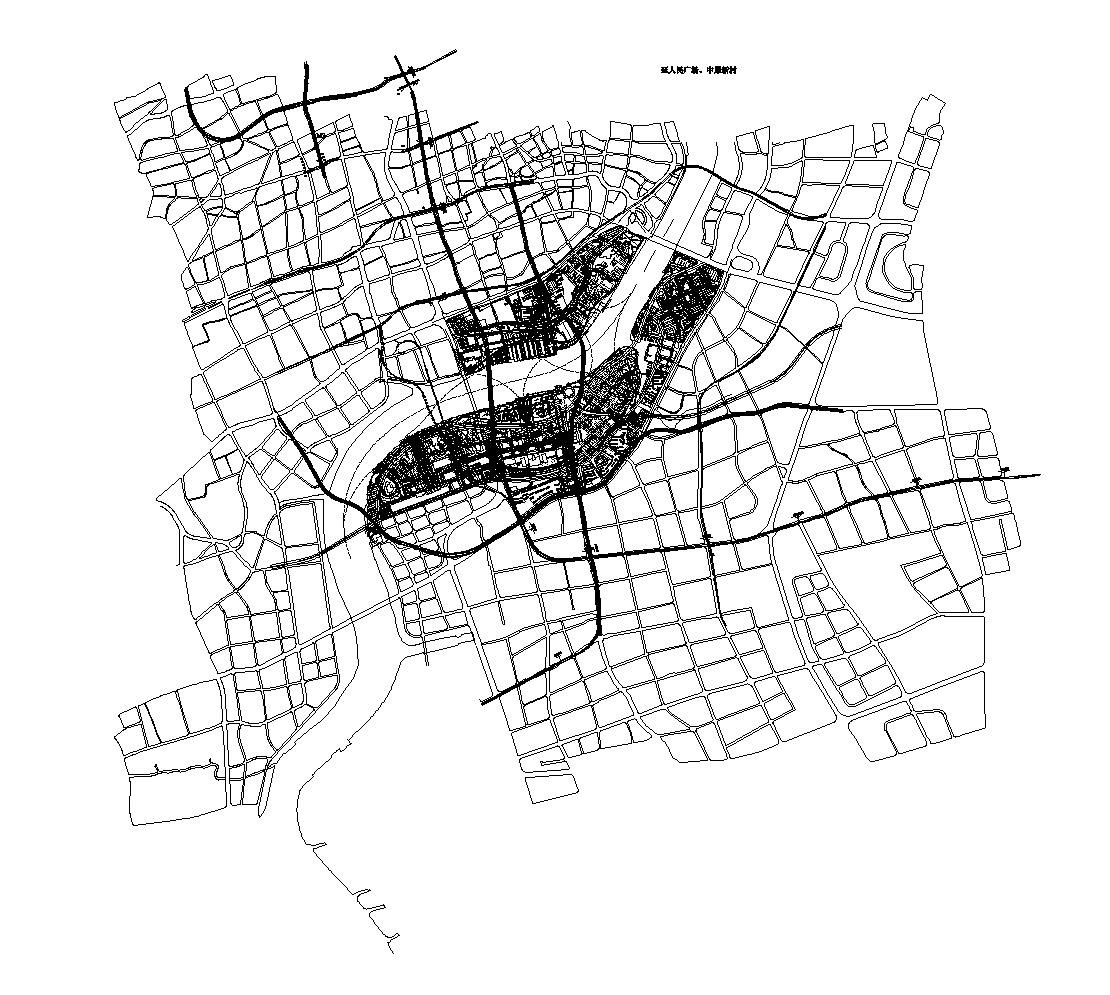 某城市平面设计规划总图
