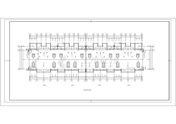 台州市某社区6层砖混结构住宅楼建筑设计CAD图纸（含阁楼和地下室）-图一