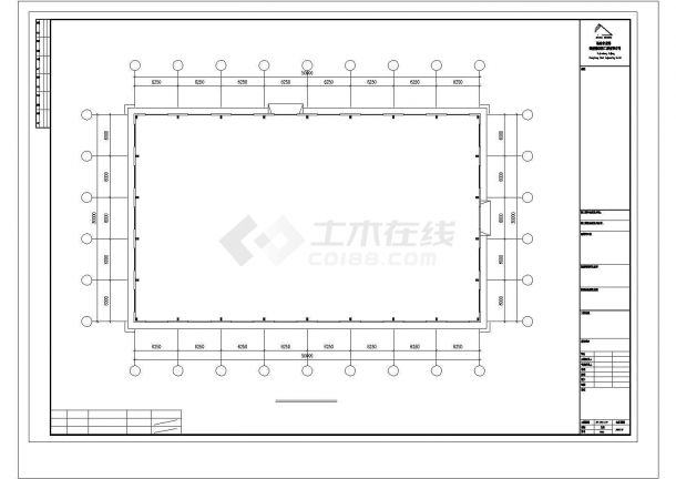 文革某工程钢结构设计cad图，含设计说明-图二