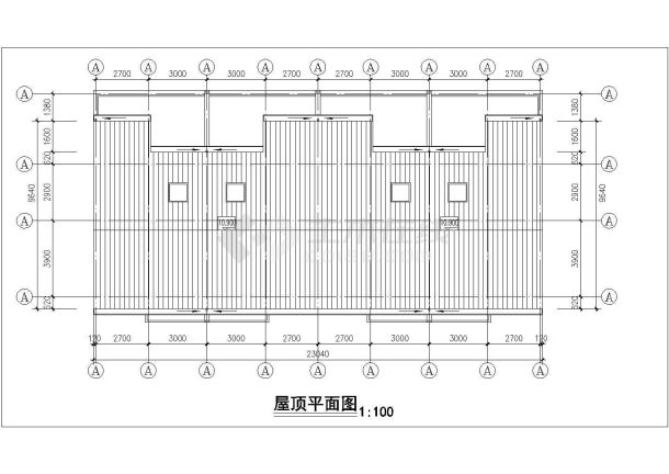 威海市秀阳花园小区3层砖混结构住宅楼建筑设计CAD图纸（含夹层）-图一