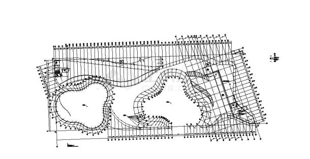 世博会西班牙馆建筑平面图-图一