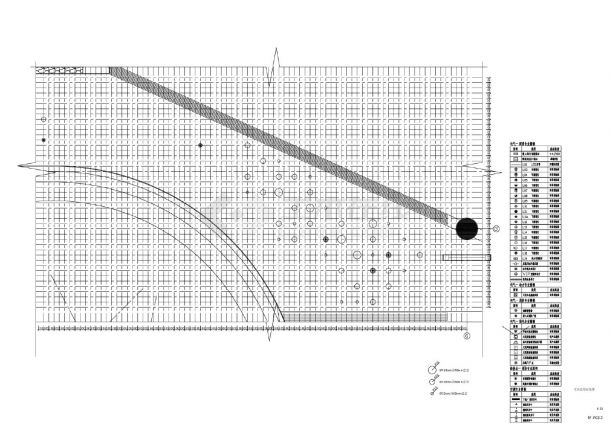 珠海某展示中心02.3-天花造型放线CAD图-图二