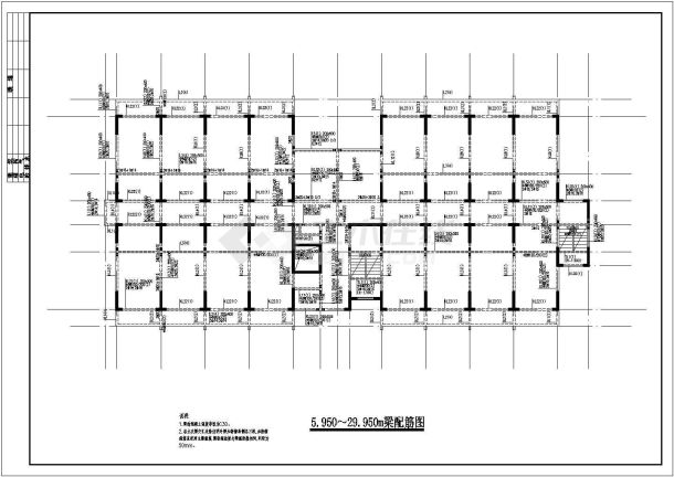 11层剪力墙单身公寓建筑cad图纸-图二