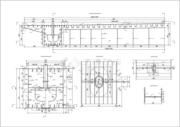 运河桥主桥钢结构安装工程施工图纸-图二