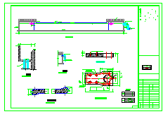 成都某公司制革废水处理氧化沟cad设计工艺图_图1