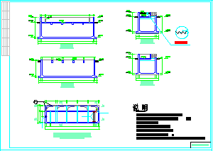 工业铅酸废水处理cad工艺设计施工图-图一