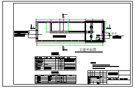 广东5万吨紫外线消毒系统cad设计图纸_图1