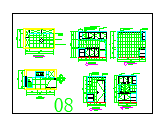 厨房橱柜CAD设计施工图纸11套
