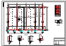 某电厂工业废水车间设计cad施工图纸-图一