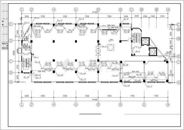 12层学生公寓给排水设计施工图-图二