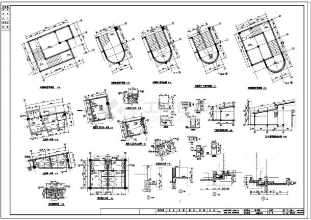 某市第二医院六层心理综合楼建筑方案设计图纸-图二
